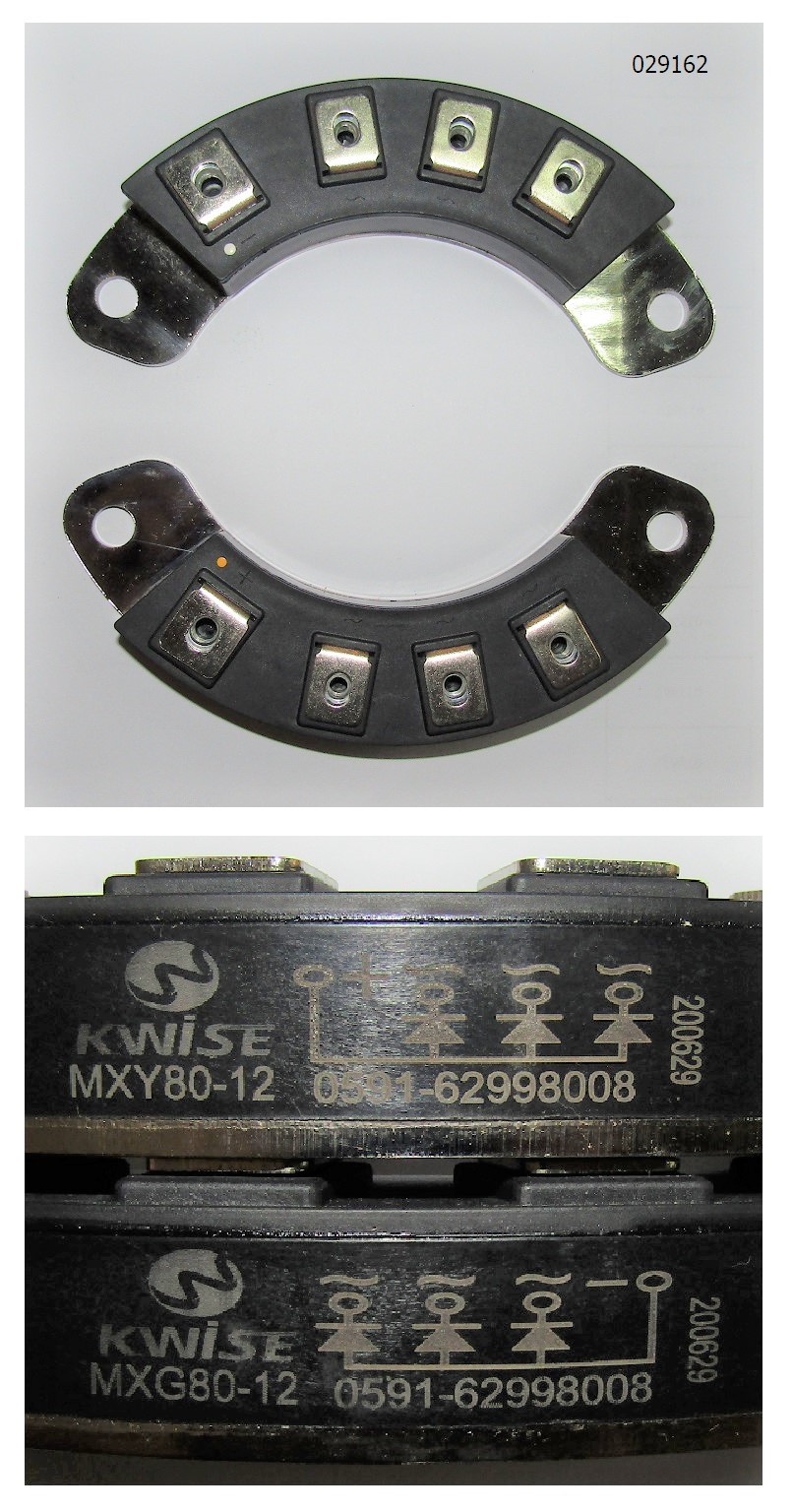 Мост диодный 80А (комплект из 2 секторов) / Rectifier .MXY80-12/MXG80-12
