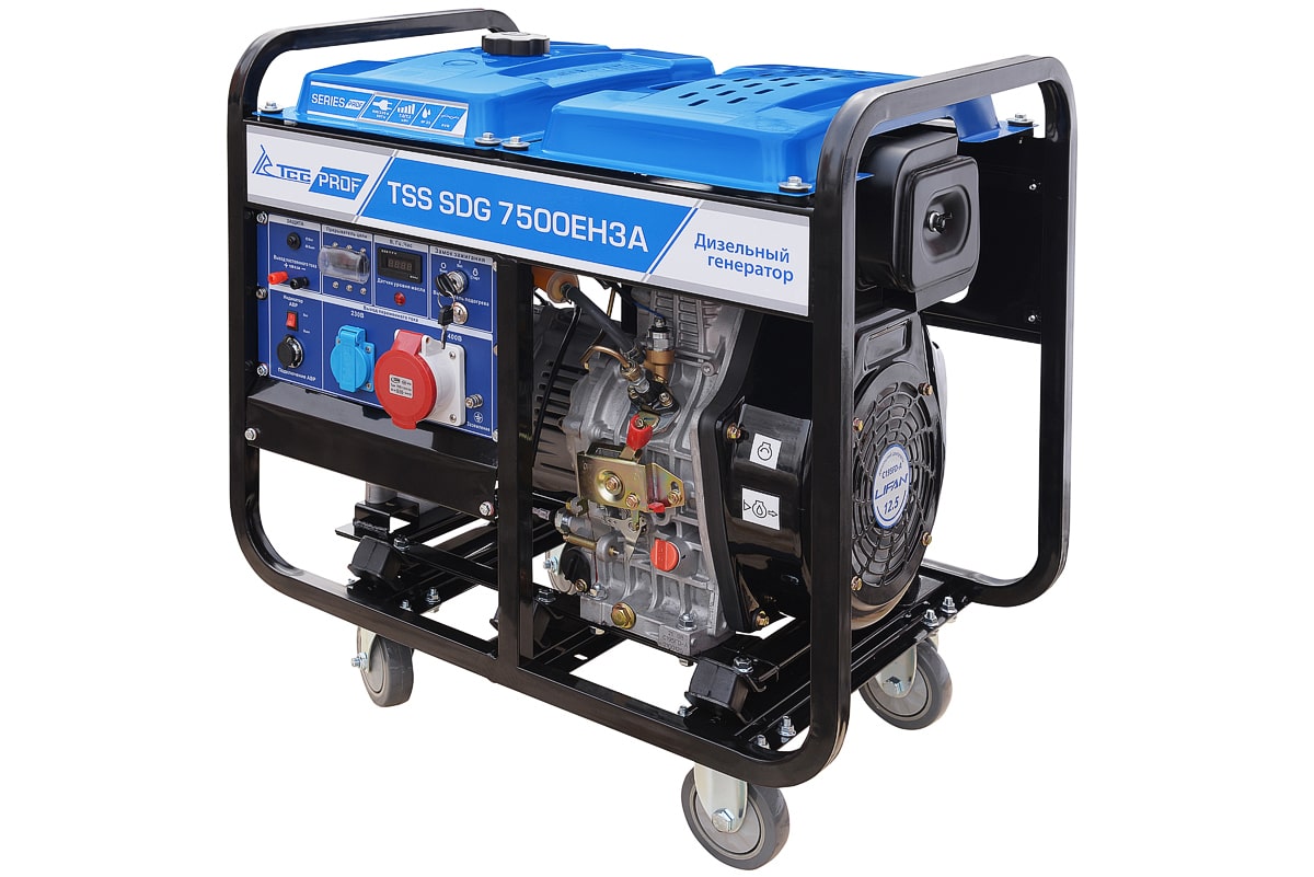 Дизель генератор TSS SDG 7500EH3A
