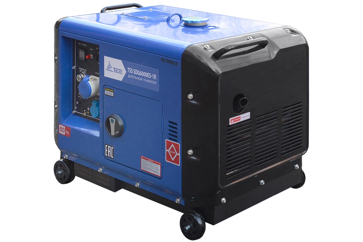 Дизельный генератор TSS SDG 6000ES-1R
