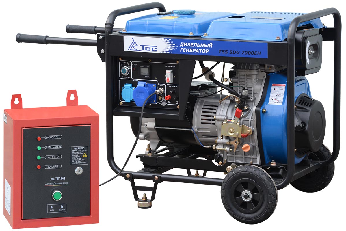 Дизельный генератор TSS SDG 7000EH С АВР
