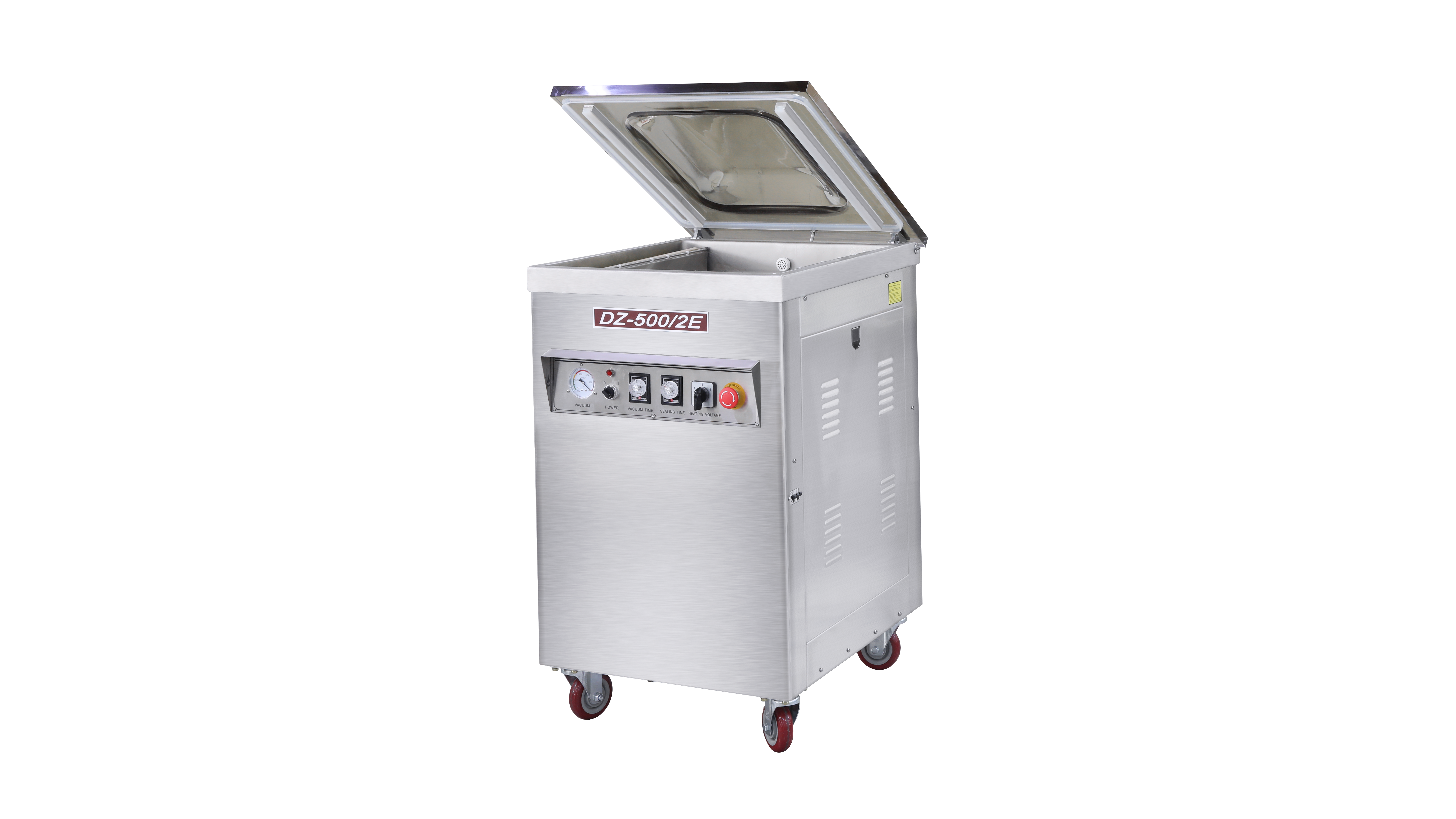 Напольный вакуумный упаковщик DZQ-500/2E (нерж., газ)
