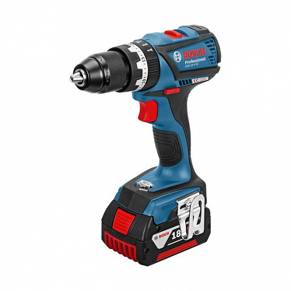 Аккумуляторная ударная дрель-шуруповёрт Bosch GSB 18 V-EC (0.601.9E9.104)
