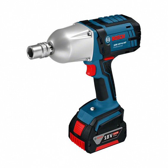 Аккумуляторный ударный гайковёрт Bosch GDS 18 V-LI HT(0.601.9B1.303)
