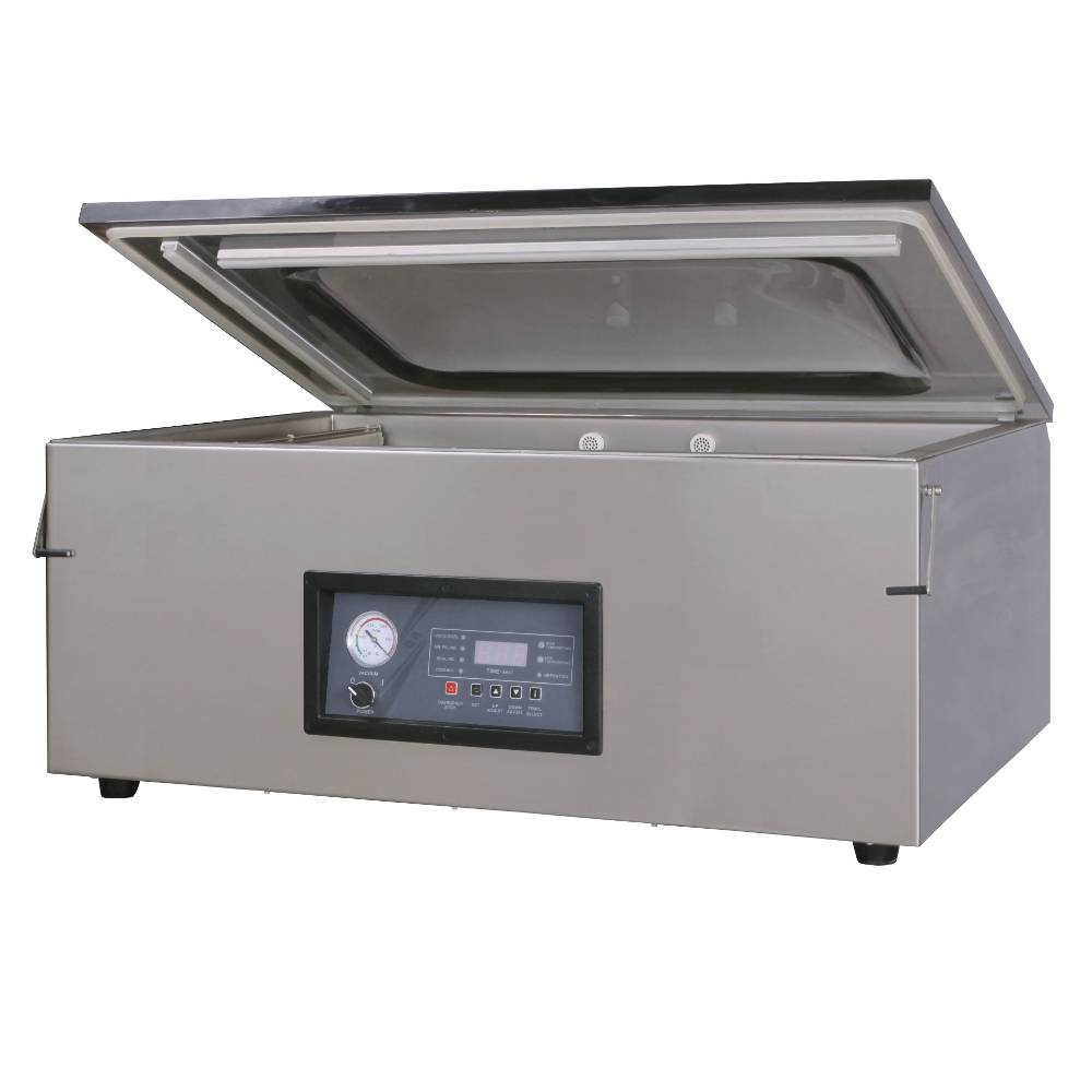 Настольный вакуумный упаковщик DZQ-900/T (нерж., газ)
