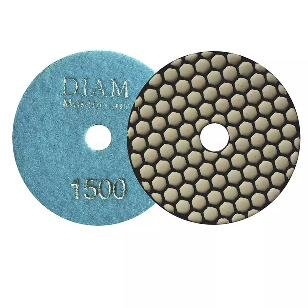 Алмазный гибкий шлифовальный круг DIAM Master Line Dry №1500 сухая полировка 000570
