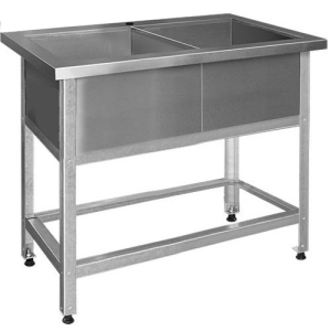 Ванна моечная Финист ВМН-2(1200х600х850) 1 отверстие для смесителя
