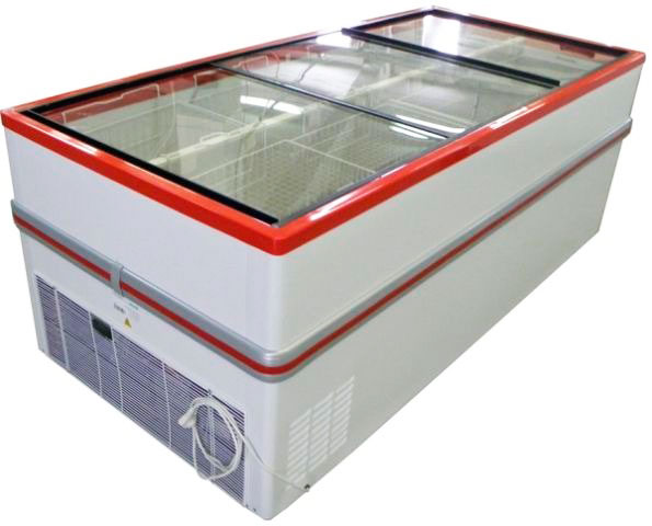 Ларь-бонета Снеж "Bonvini" 2100 L красный
